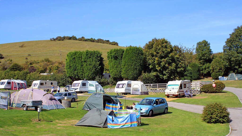 Camping in Swanage